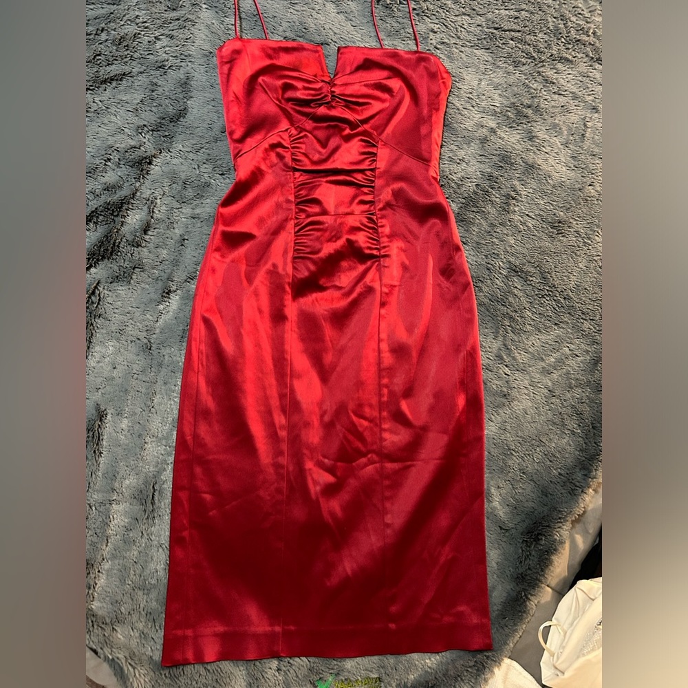 Nicole Miller Collection red dress